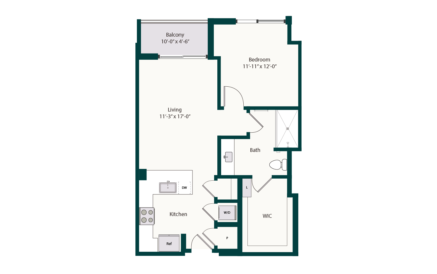 Floor plan layout diagram for A2